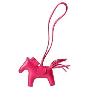 Hermès So Pink Leather Rodeo Bag Charm